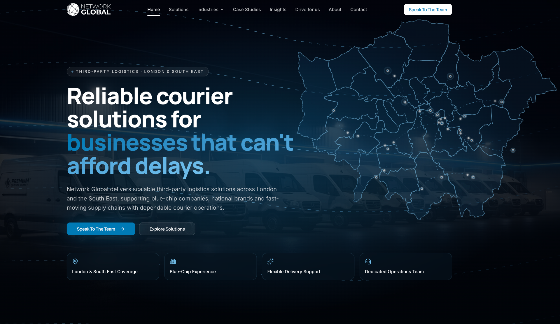 Network Global website on desktop